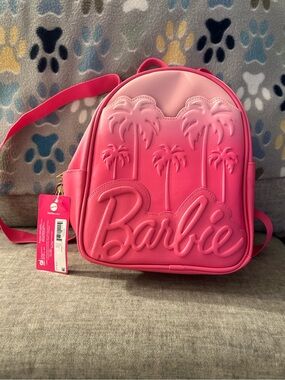 Barbie Mattel Palm Paradise Pink Ombré Women’s Mini Backpack New With Tags!